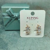 Сережки xuping позолота