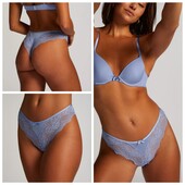 Hunkemoller! Ніжні мереживні жіночі труси 2Хл розмір Kentucky blue! Лот 55