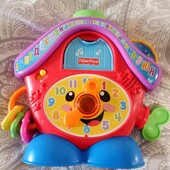 Fisher-Price Умные часы с кукушкой (рус. язык)