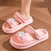 My melody розовые босоножки шлёпанцы сланцы пена ЭВА стелька 22,5/23см.
