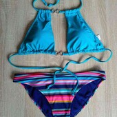 Primark брендовый купальник бикини цвет ярко /бирюзовый размер евро 38/40
