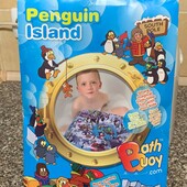 Надувна іграшка для басейну та вани Penguin Island, що економить воду до 30 літрів !!! від Bath Buoy