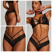Hunkemoller private collection! Еротичні жіночі труси з доступом М розмір black! Лот 5