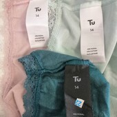 Труси Tu з мереживом р.14 Не ношені! 47% котон Одні на вибір Дивіться заміри