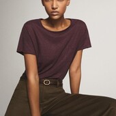 Massimo Dutti футболка лянна бренд S розмір