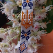 Патріотичний бісерний браслет