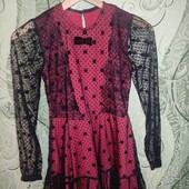 Kiz by kids. 152p сукня червона з сіткою