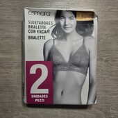 Есмара! Мереживний жіночий бюстгальтер 36/38 євро 2 шт! Лот 332