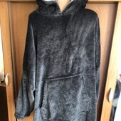Меховушка, плюшева туника, кофта, худи, 3-4XL. Nutmeg. в ідеалі