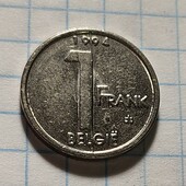 Монета Бельгії 1 франк 1994