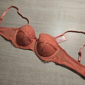 Hunkemoller! Мереживний жіночий бюстгальтер 70С spiced coral! Лот 620