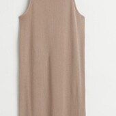 Базовое платье в рубчик H&M p.M