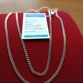 Распродажа!Эффектная серебряная красивая цепочка- 925 пр. . Новая с биркой!Последняя!