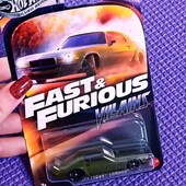 Тематическая машинка Hot Wheels fast and furious 1973 Chevy Camaro