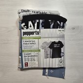 Пеппертс! Трикотажна футболка для хлопчика 146/152, в лоті 2 шт! Лот 100