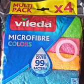 Салфетка микрофибра Vileda Microfibre Color 4шт