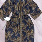 Розкішний шовковий халат 100% silk handmade S-M розмір. Індонезія