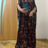 Яркое шифоновое платье накидка