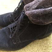 сапоги, ботинки, кожа, на широку ногу, p. 43 вст. 28 см, Footglove, в ідеалі