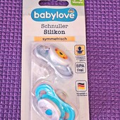 Пустышки соски Babylove на возраст 0-6 месяцев