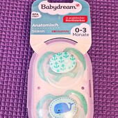 Соски пустышки babydream в кейсе на возраст 0-3 мес