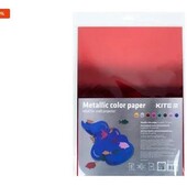 Папір кольоровий металізований Kite , А 4, 8 листів