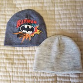 2 шт в лоте Primark Batman 12-18м 80 -86см 48-50 шапка демисезон