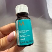 Moroccanoil Treatment light treatment 10ml поживна олійка для дуже ламкого волосся. оригінал