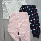 3шт! Набір одягу Primark, 9-12М / 74-80см