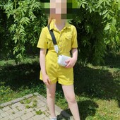 Джинсовый комбинезон для девочки р.152-158