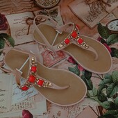 Босоніжки жіночі колір беж, розмір 38 Фото реальне!