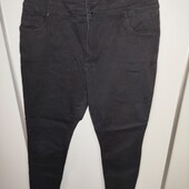Чорні джинси Simply be skinny 22L (пот -47-50,поб -59-68)
