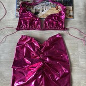 Пляжный костюм металлик