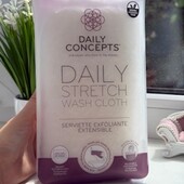 Daily Concept Stretch Wash Cloth велика мочалка для тіла зі скрабуючим ефеетом оригінал