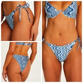 Hunkemoller! Високі жіночі труси від купальника Л розмір blue! Лот 19