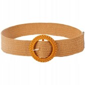 Жіночий плетений пояс із соломи Ladies Belt 105см.
