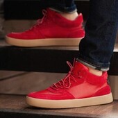 Чоловічі кросівки хайтопи бренду South Wild red 44р-28 см.