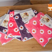 Серветки Ромашки 30*30 см мікрофібра 5 шт