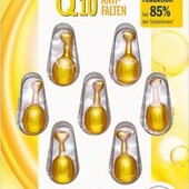 Капсули для обличчя Isana Q10 Anti-Falten Pflegekapseln