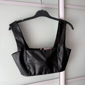 Шкіряний топ Zara