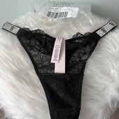 Оригінал! Victoria’s Secret very sexy lace shine strap трусики зі стразами. Люкс серія! s/m