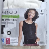 2 шт. Женская майка от Esmara, L, рубчик , набор 2 шт.