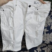 Denim co, eur 36 біді шорти з потертостями
