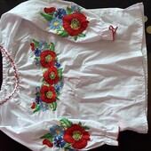 Вишиванка на дівчинку 116 розмір