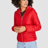 Куртка Stradivarius р S красного и синего цвета