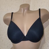 Класнючий бавовняний бюстгалтер 75d, 80в чорного кольору. 5380
