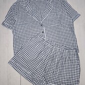 Фланелевий комплект Primark, шорти з кишенями, eur 34-36 / uk 6-8