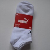 3 пари в лоті шкарпеток коротких бавовняних Puma Sneaker-V white 887497-02