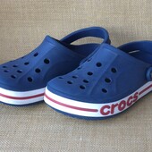 Крокси crocs m6 w8 оригінал на 37 - 38 розмір на ногу 24 - 25 см сині