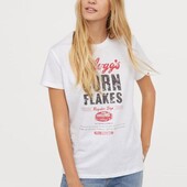 Футболка H&M, 100% бавовна, розмір S